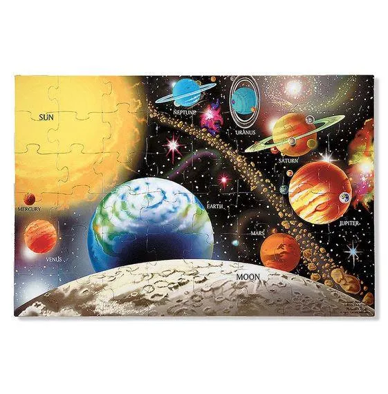 Melissa & Doug Floor Puzzle Solar System / Puzzle de sol Système solaire