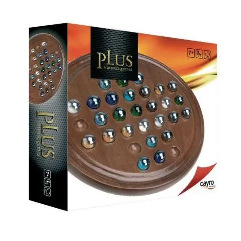 Cayro Wooden Solitaire with Marbles / Solitaire en bois avec billes