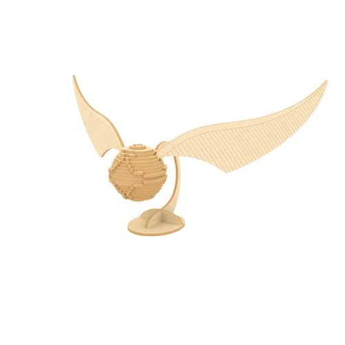 Harry Potter Golden Snitch 3D Wooden Model / Modèle en bois 3D du vif d'or d'Harry Potter