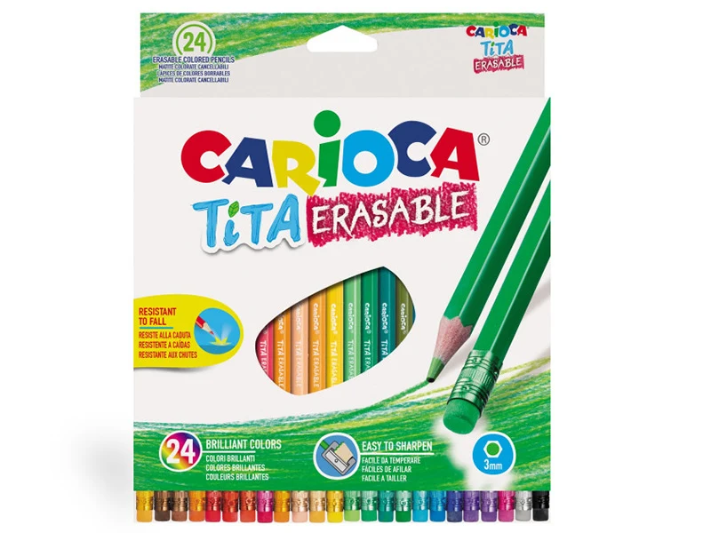 24 crayons de couleur - Carioca Tita