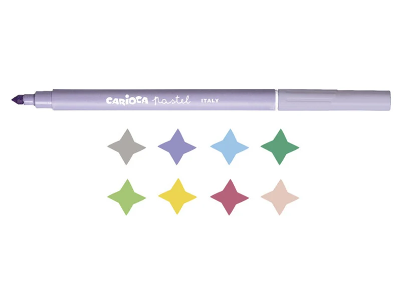 Set de 8 feutres pastel - Carioca