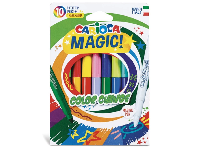 Pochette de 10 feutres à l'encre magique - Carioca Magic Color Change
