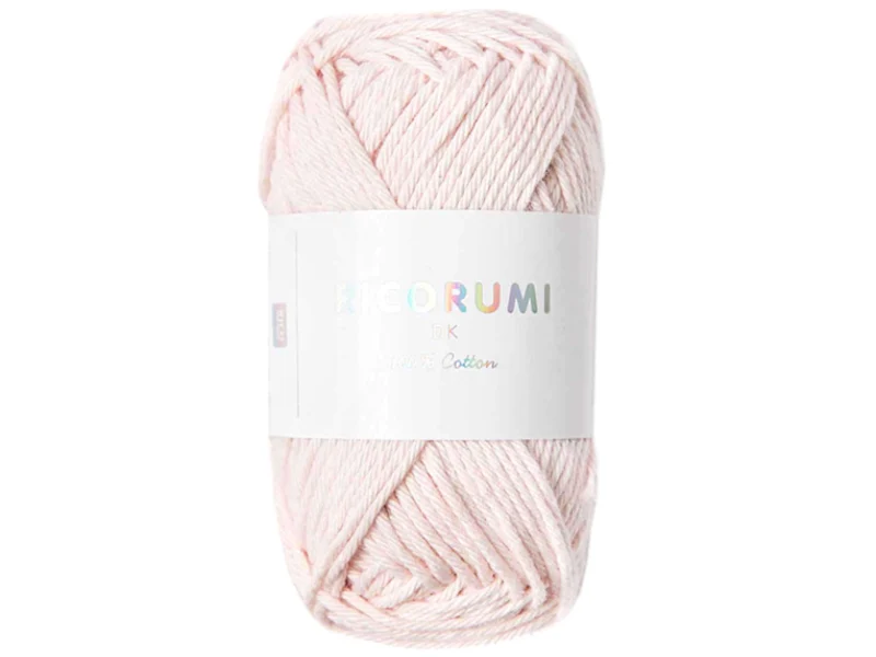 Pelote Ricorumi coton DK - Rose pastel (07)