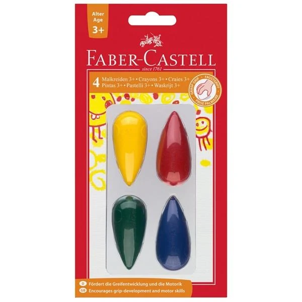 Faber Castell Pre-school Drop Shape Crayons / Crayons en forme de goutte pour enfants d'âge préscolaire