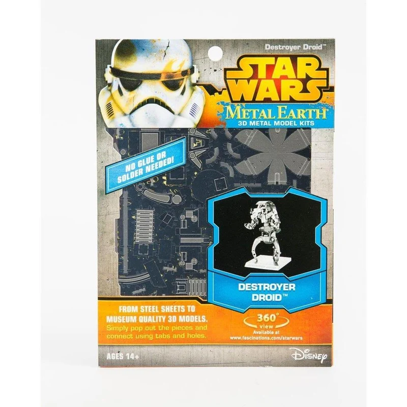 Star Wars Metal Earth Destroyer Droid Metal 3D Model / Modèle 3D en métal