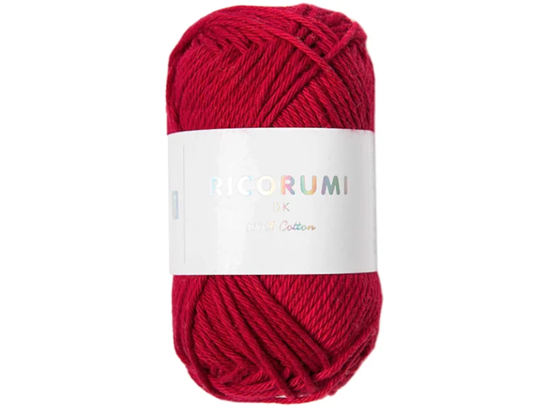 Pelote Ricorumi coton DK - Rouge vin (29)