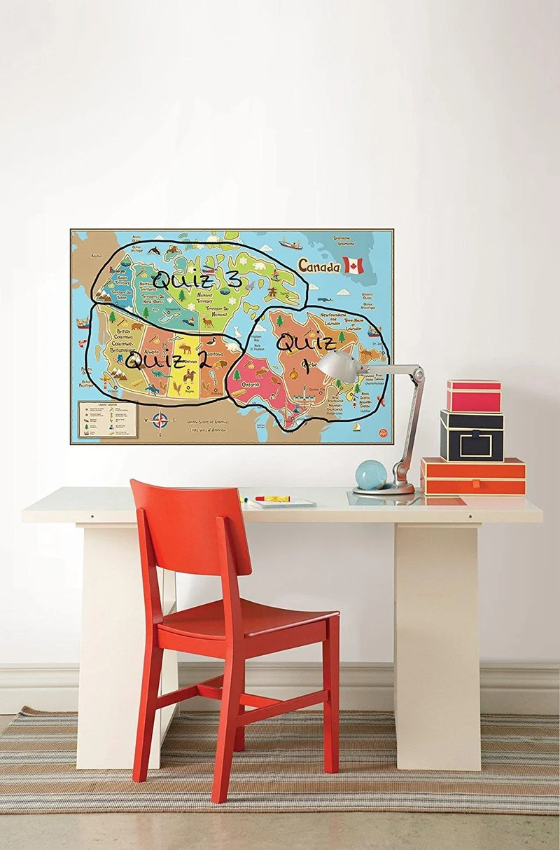Dry Erase Canada Map / Carte effaçable à sec du Canada