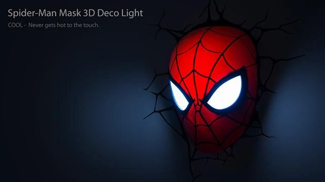 Marvel Spider-Man Head Night Light / Veilleuse