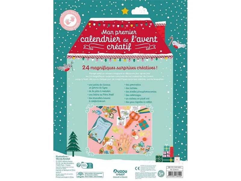 Mon Premier Calendrier de l'avent créatif - Auzou