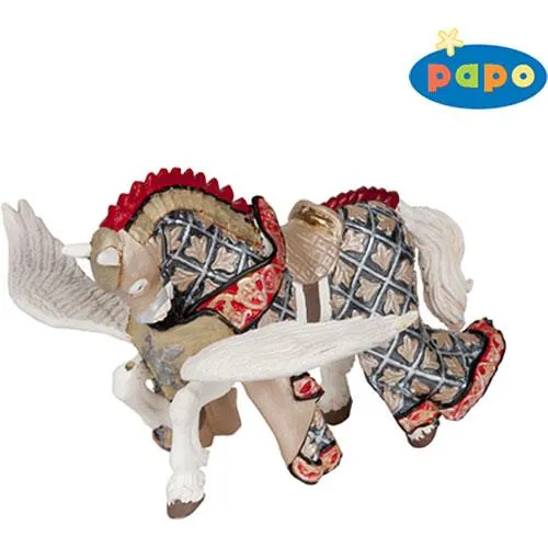 Papo Figurine Weapon Master Pegasus Horse / Maître d'armes Pégase
