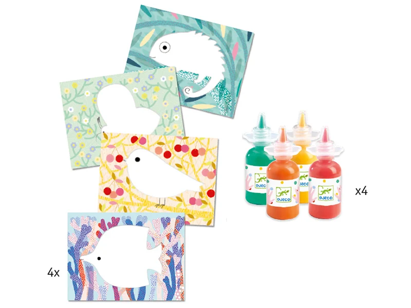 Peinture propre pour les tout-petits - Petite barbouille