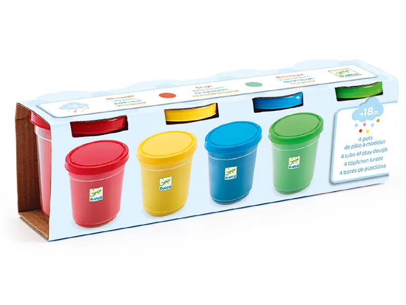 4 pots de pâte à modeler