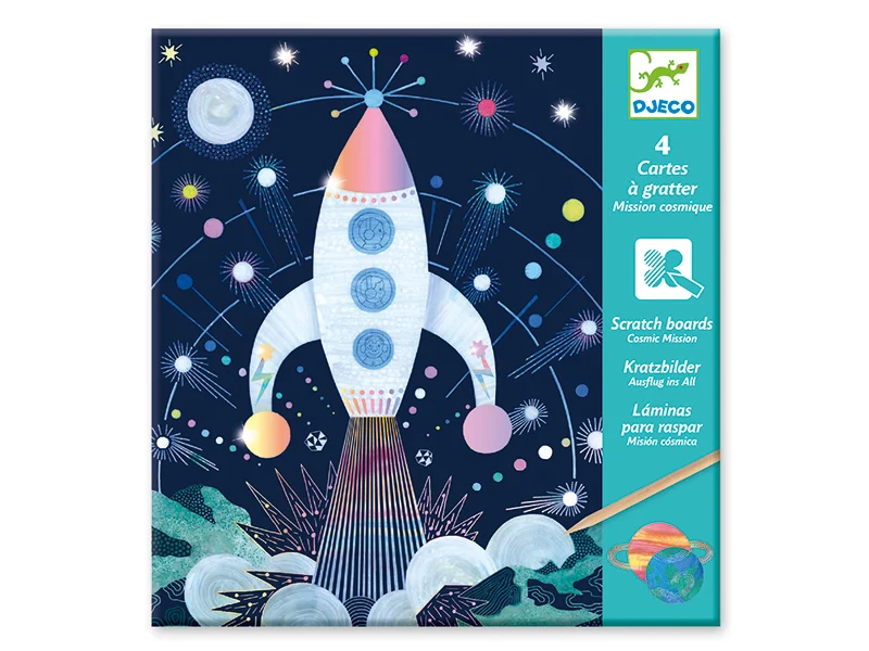 Cartes à gratter - Mission cosmique