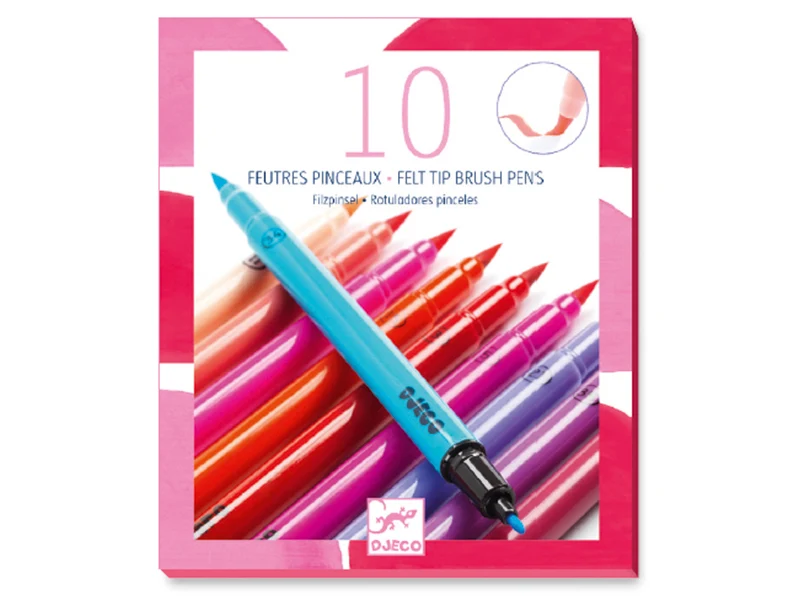 10 feutres pinceaux sweet