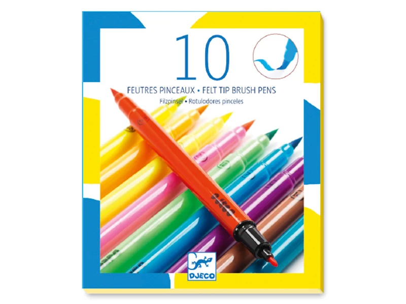 10 feutres pinceaux - Pop