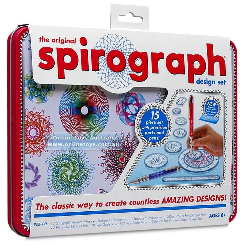 Spirograph Design Tin Set