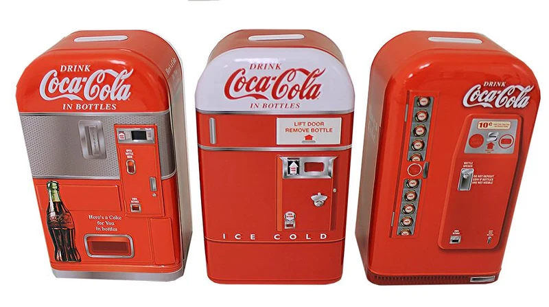 Coca-Cola Bank Vending Machine / Distributeur automatique tirelire