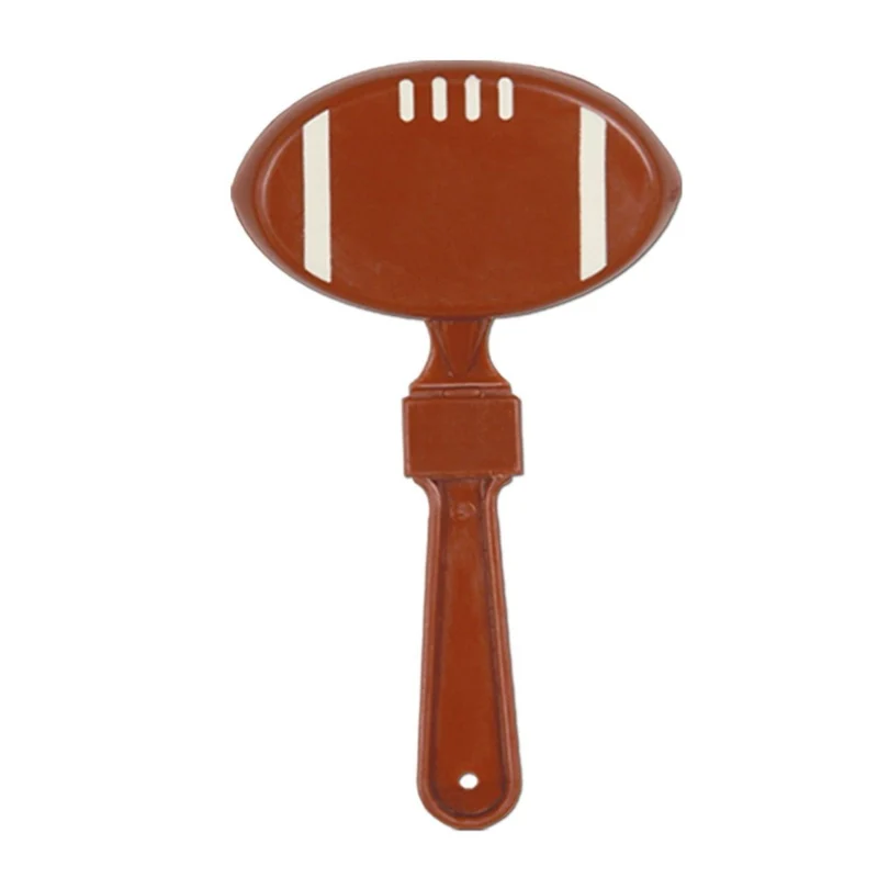 Football Clapper, 7 Inches, 1 Count