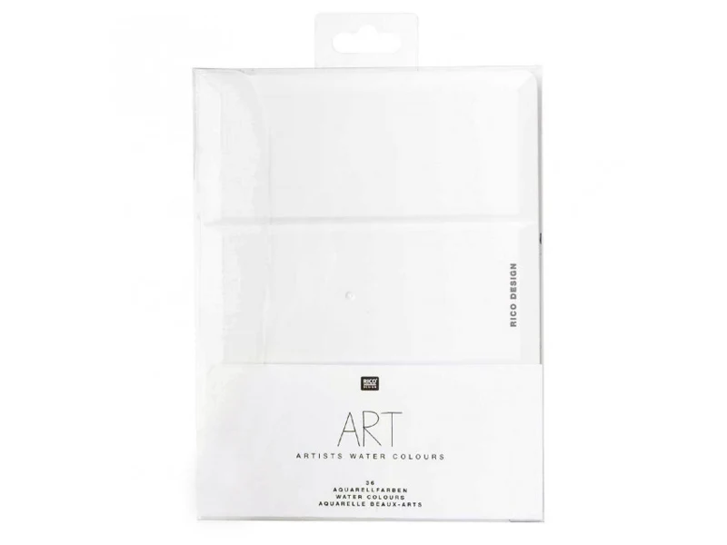 Palette de 36 demi-godets d'aquarelle / Peinture à l'eau