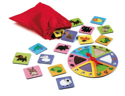 Djeco Tactile Loto Animals / Animaux tactiles Loto