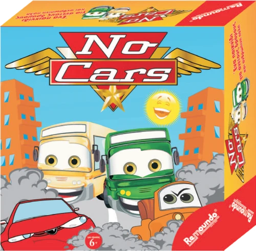 Greek Board Game; No Cars - Jeu de société en langue grecque; Sans Voitures (Horis Aftokinito)