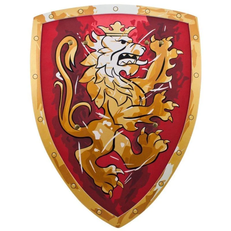 Liontouch Noble Knight Shield (Red/Gold Lion) / Bouclier de chevalier noble Liontouch (Lion rouge/or)