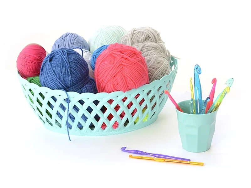 Crochet fluo 8 mm - Plastique