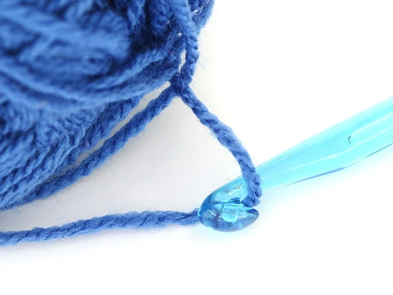 Crochet fluo 7 mm - Plastique