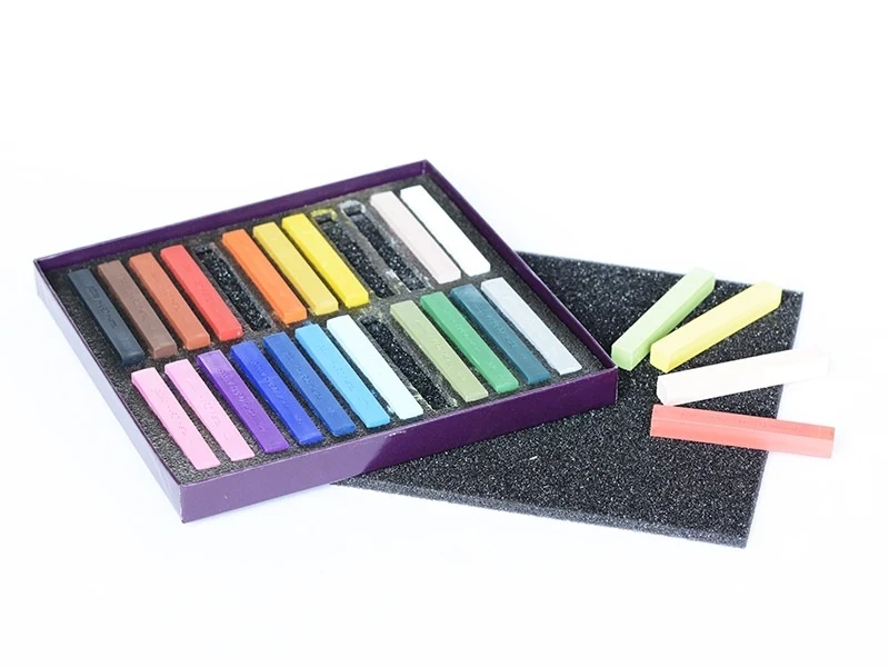 Coffret de 24 pastels durs