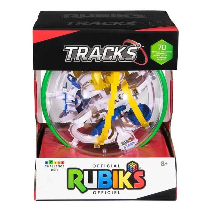 Rubik's Tracks 3D Gravity Maze, 1 Count