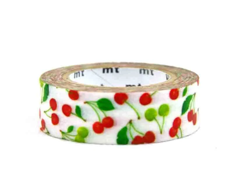 Masking tape motif - Cerises