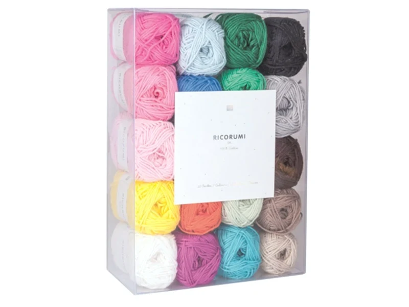 Set de 20 pelotes de coton - Ricorumi