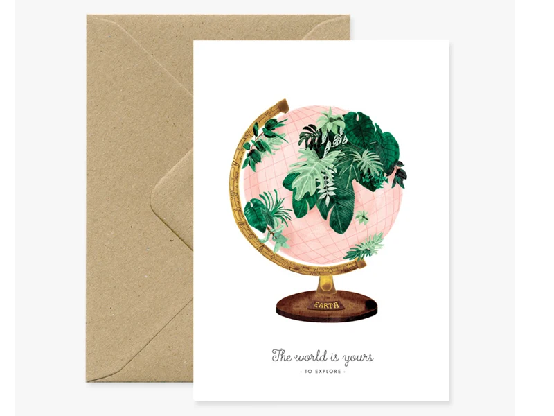 Carte aquarelle - The world - ATWS