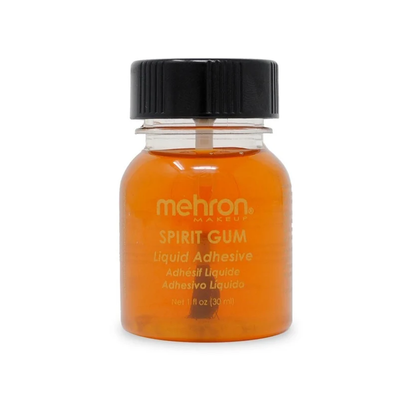 Mehron Spirit Gum with Brush, 1 Oz, 1 Count