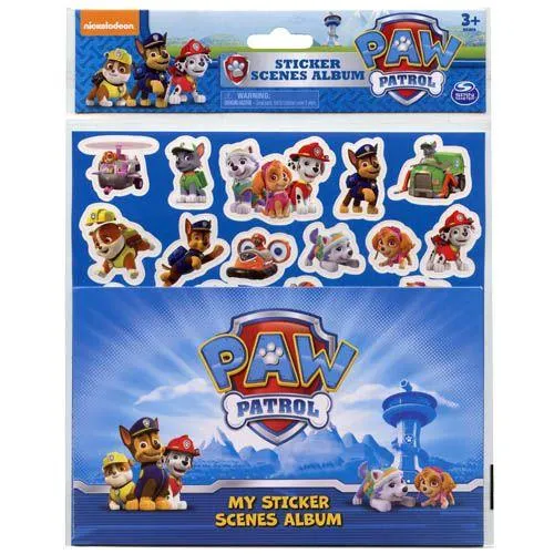 Paw Patrol Sticker Scenes Album / Album Autocollant