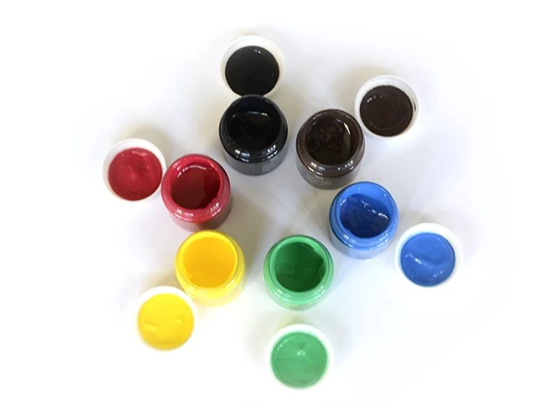 6 pots de peinture pour textile - Basique