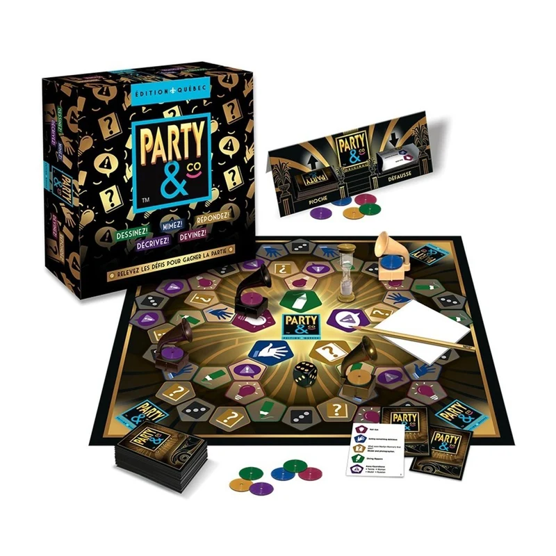 Party & Co Game, Quebec French Edition, 1 Count