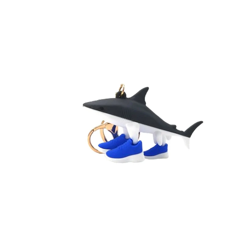 Italian Brainrot Tralalero Keychain, 1 Count