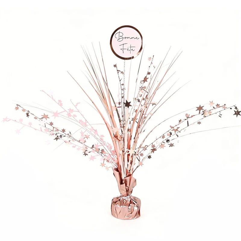 Rosé Celebration Bonne Fête Centerpiece, 18 Inches, 1 Count