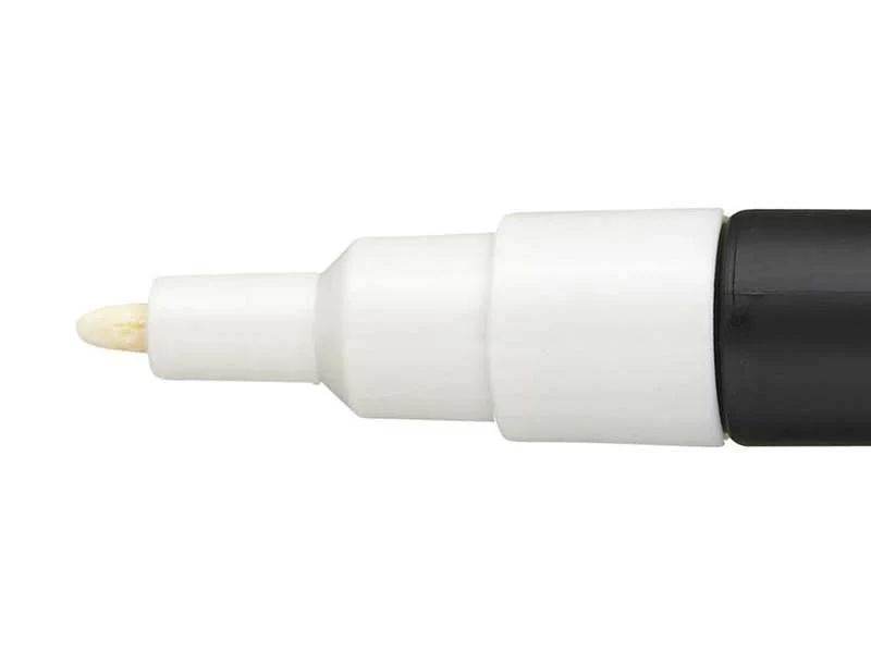 Marqueur posca - pointe fine 1,5 mm - blanc - PC3M