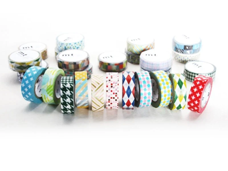 Masking tape motif - Rayures et pois I