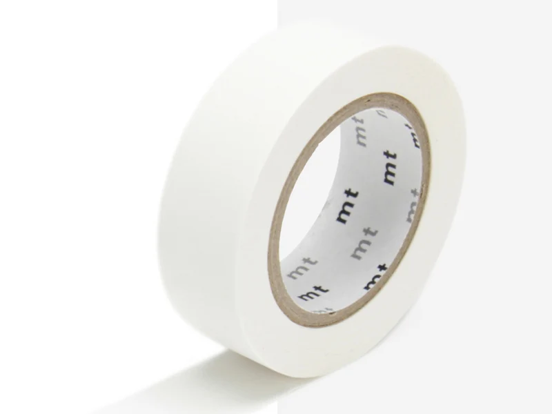 Masking tape uni - blanc