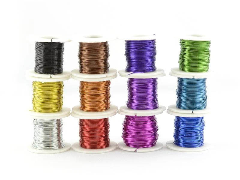 12 bobines de fils acier de bricolage