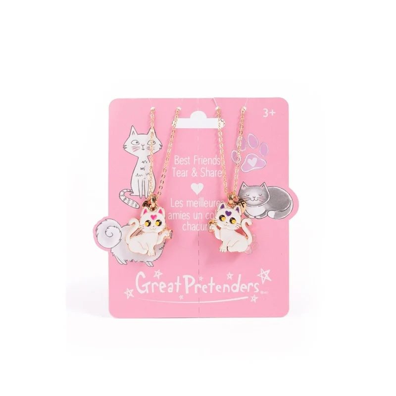 Smitten Kitten Tear and Share Necklaces, 2 Count