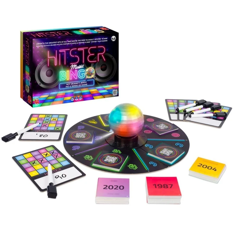 Hitster Bingo Musical Party Game, 1 Count