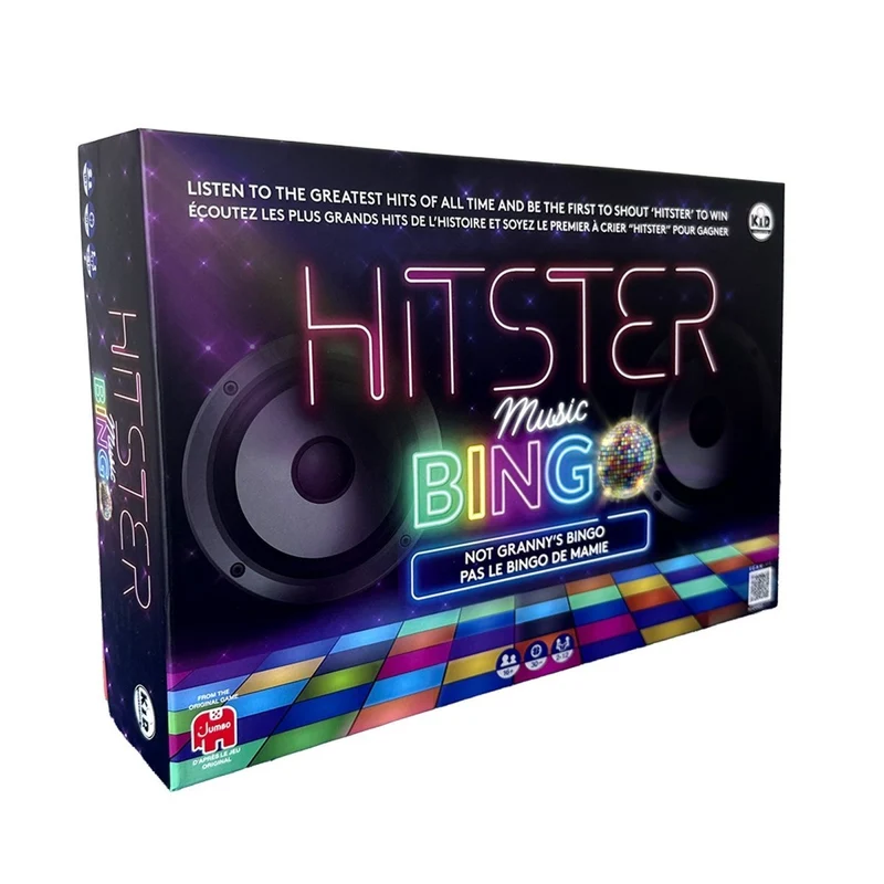 Hitster Bingo Musical Party Game, 1 Count