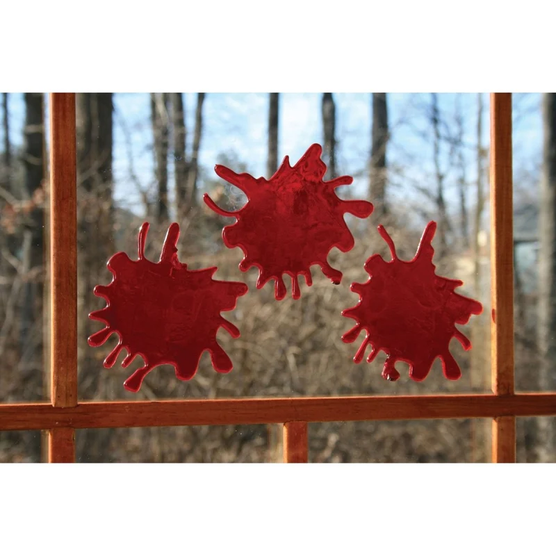 3-D Bloody Window Decor, 18 Inches, Assortment, 1 Count