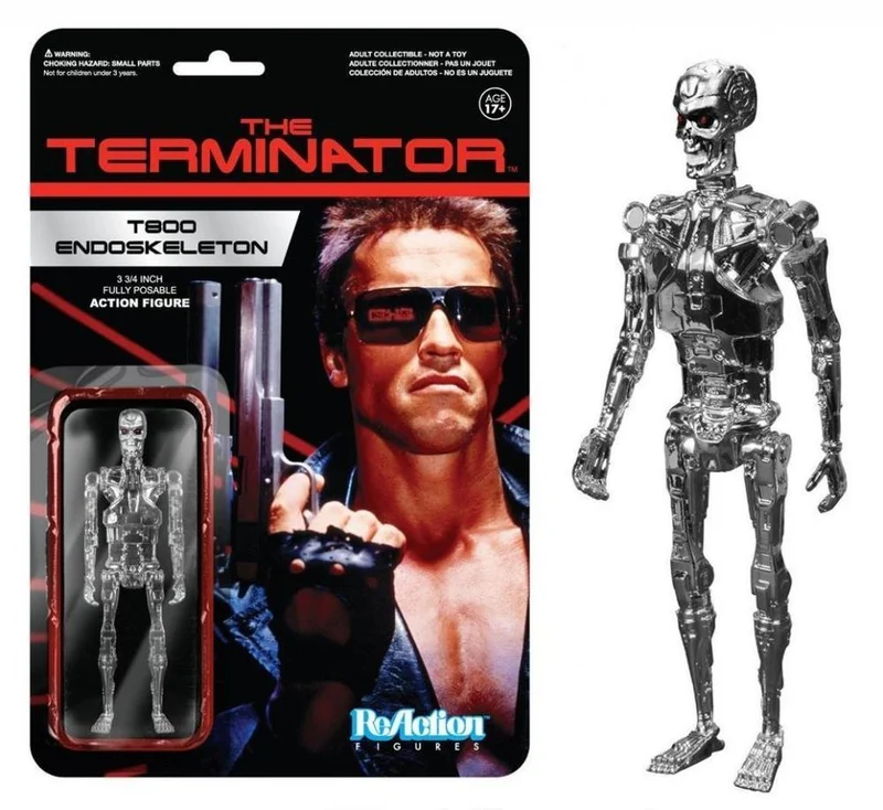 Terminator T800 Endoskeleton ReAction Figurine / Figurine Endosquelette ReAction
