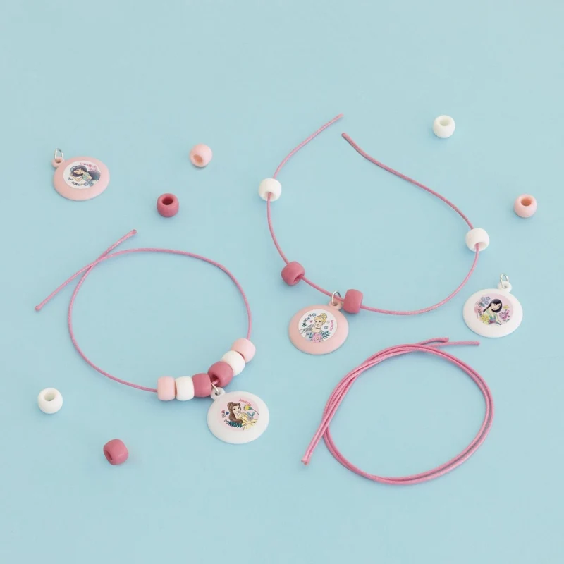 Disney Princesses Birthday Charm Bracelets, 4 Count