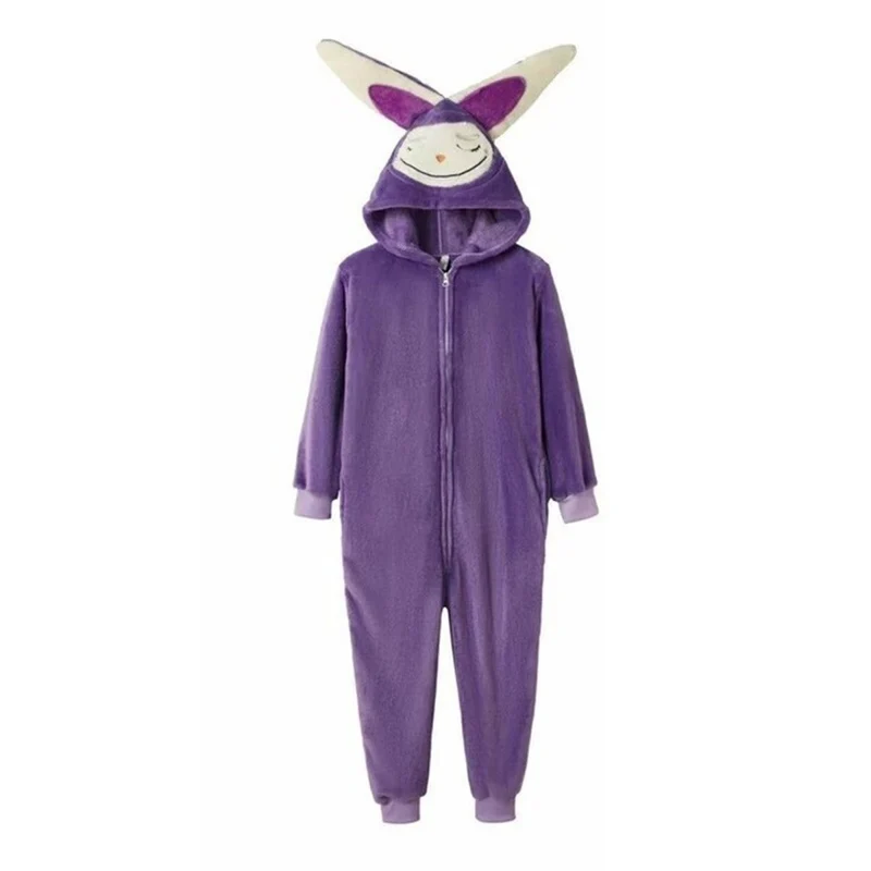 Purple Lafufu Costume for Kids, Hooded Jumpsuit